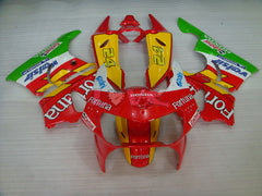 Fortuna - Red Yellow Green Fairings and Bodywork For 1998-1999 CBR919RR #LF2993