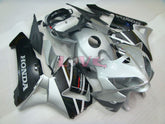 Factory Style - Black Silver Fairings and Bodywork For 2005-2006 CBR600RR #LF4425