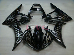 Flame - Black Fairings and Bodywork For 2005 YZF-R6 #LF3501