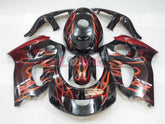 Flame - Black Fairings and Bodywork For 1997-2000 GSX-R600 #LF4304