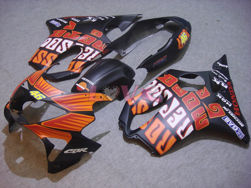 Repsol - Red Black Fairings and Bodywork For 1999-2000 CBR600F4 #LF7679