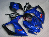 Factory Style - Blue Black Fairings and Bodywork For 2006-2007 GSX-R750 #LF3988