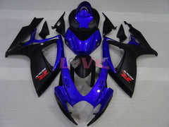 Factory Style - Blue Black Fairings and Bodywork For 2006-2007 GSX-R600 #LF4041