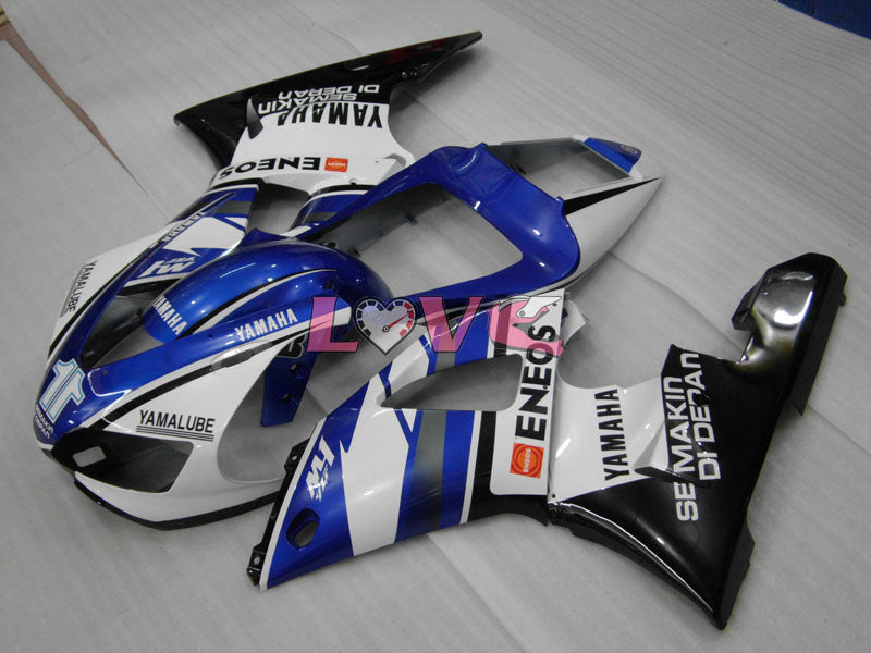 Factory Style - White Black Fairings and Bodywork For 1998-1999 YZF-R1 #LF7084