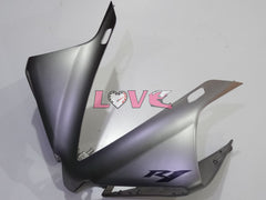 Factory Style - Black Grey Matte Fairings and Bodywork For 2012-2014 YZF-R1 #LF3629