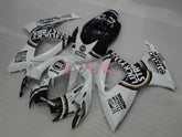 Lucky Strike - White Black Fairings and Bodywork For 2006-2007 GSX-R750 #LF6530