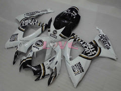 Lucky Strike - White Black Fairings and Bodywork For 2006-2007 GSX-R750 #LF6530