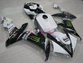 Monster - White Black Fairings and Bodywork For 2004-2006 YZF-R1 #LF3694