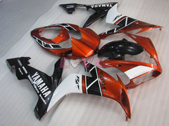 MOTUL - Orange White Black Fairings and Bodywork For 2004-2006 YZF-R1 #LF3715
