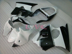 Factory Style - White Black Fairings and Bodywork For 2000-2002 NINJA ZX-6R #LF6160
