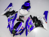 Monster - Blue White Black Fairings and Bodywork For 2006-2007 YZF-R6 #LF3451