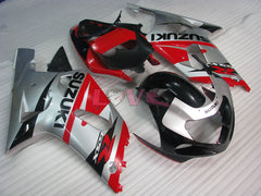 Factory Style - Red Black Silver Fairings and Bodywork For 2000-2002 GSX-R1000 #LF4173