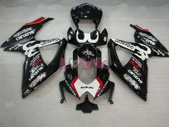 Beacon - White Black Fairings and Bodywork For 2008-2010 GSX-R600 #LF3969
