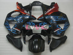 Flame - Blue Black Fairings and Bodywork For 2002-2003 CBR954RR #LF5194