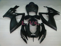 Factory Style - Black Matte Fairings and Bodywork For 2006-2007 GSX-R750 #LF6555