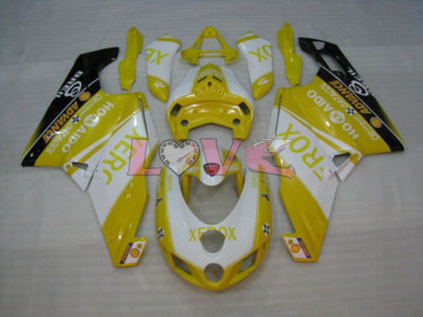 Xerox - Yellow White Fairings and Bodywork For 2005-2006 999 #LF5488
