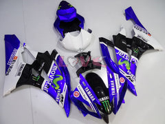 Monster - Blue White Black Fairings and Bodywork For 2006-2007 YZF-R6 #LF3451