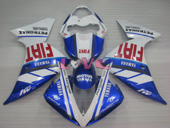 FIAT MOTUL - Blue White Fairings and Bodywork For 2009-2011 YZF-R1 #LF6944