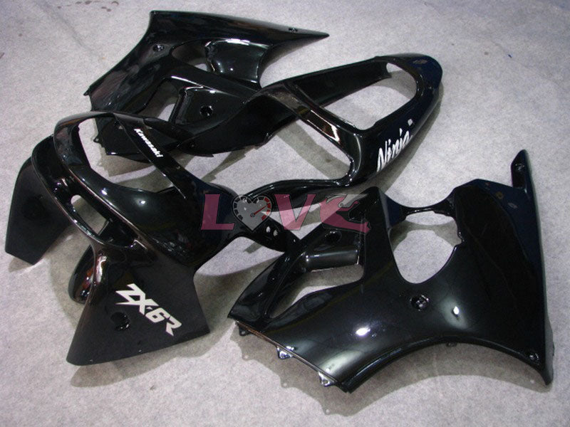 Factory Style - Black Fairings and Bodywork For 1998-1999 NINJA ZX-6R #LF4941