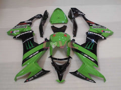 Monster - Green Black Fairings and Bodywork For 2008-2010 NINJA ZX-10R #LF3253