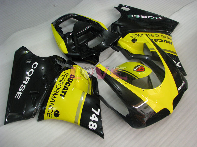 Performance - Yellow Black Fairings and Bodywork For 1994-2002 748 #LF5787