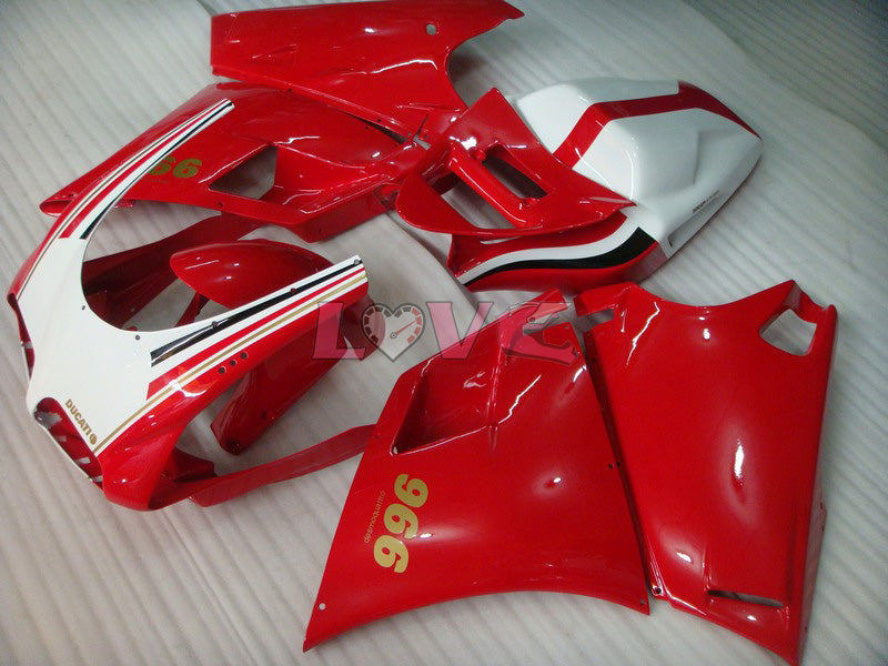 Factory Style - Red White Fairings and Bodywork For 1994-2002 748 #LF5811