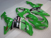 Nakano - Green Black Fairings and Bodywork For 2006-2007 NINJA ZX-10R #LF3266
