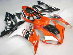 MOTUL - Orange White Black Fairings and Bodywork For 2004-2006 YZF-R1 #LF3718