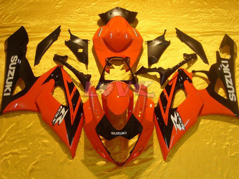 Factory Style - Red Black Fairings and Bodywork For 2005-2006 GSX-R1000 #LF5851