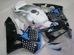Customize - White Black Fairings and Bodywork For 2003-2004 CBR600RR #LF4469