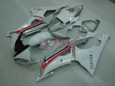 Factory Style - White Silver Fairings and Bodywork For 2008-2016 YZF-R6 #LF3413