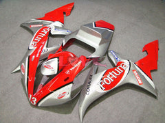 Fortuna MOTUL - Red Silver Fairings and Bodywork For 2002-2003 YZF-R1 #LF7033