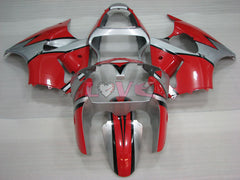 Factory Style - Red Black Silver Fairings and Bodywork For 2000-2002 NINJA ZX-6R #LF3335