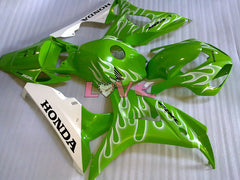 Flame - Green Fairings and Bodywork For 2006-2007 CBR1000RR #LF4372