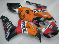 Repsol - Orange Black Fairings and Bodywork For 2006-2007 CBR1000RR #LF4366
