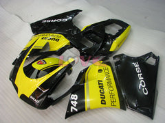 Performance - Yellow Black Fairings and Bodywork For 1994-2002 748 #LF5787