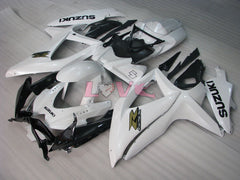 Factory Style - White Black Fairings and Bodywork For 2008-2010 GSX-R750 #LF3917