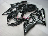 Flame - White Black Fairings and Bodywork For 2005-2006 GSX-R1000 #LF5893