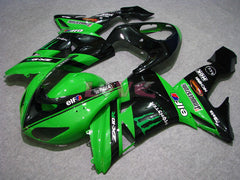 Monster - Green Black Fairings and Bodywork For 2006-2007 NINJA ZX-10R #LF6229