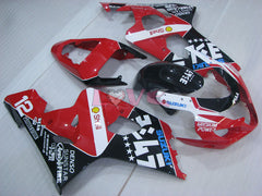 RK - Red Black Fairings and Bodywork For 2004-2005 GSX-R750 #LF4081