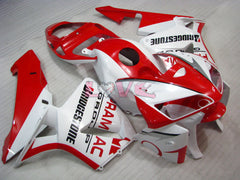 PRAMAC - Red White Fairings and Bodywork For 2005-2006 CBR600RR #LF7500