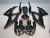 No sticker / decal Factory Style - Black Matte Fairings and Bodywork For 2008-2010 GSX-R600 #LF3895