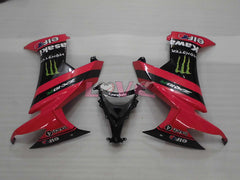 Monster - Red Black Fairings and Bodywork For 2008-2010 NINJA ZX-10R #LF3256