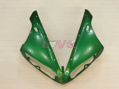 Factory Style - Green Silver Fairings and Bodywork For 2004-2006 YZF-R1 #LF6989