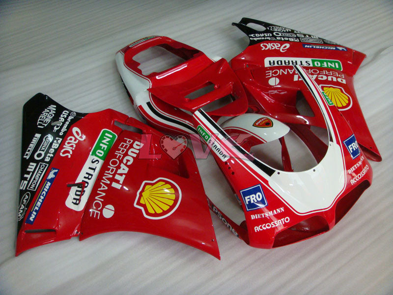 INFO STRADA - Red Black Fairings and Bodywork For 1994-2002 748 #LF5794