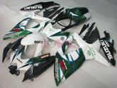 Corona - Green White Fairings and Bodywork For 2008-2010 GSX-R600 #LF3957