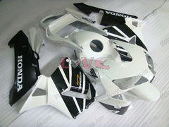 Factory Style - White Black Fairings and Bodywork For 2003-2004 CBR600RR #LF5372