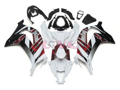 Factory Style - Red White Silver Fairings and Bodywork For 2016-2020 Ninja ZX-10R #LF7854