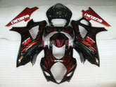 Flame - Red Black Fairings and Bodywork For 2007-2008 GSX-R1000 #LF5765