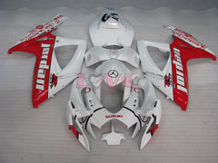 Jordan - Red White Fairings and Bodywork For 2006-2007 GSX-R750 #LF6534